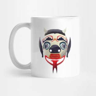 Watercolor tribal mask Mug